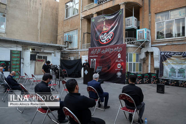 مراسم  شب پنجم عزاداری حضرت ابا عبدالله الحسین (ع) در خانه کارگر 