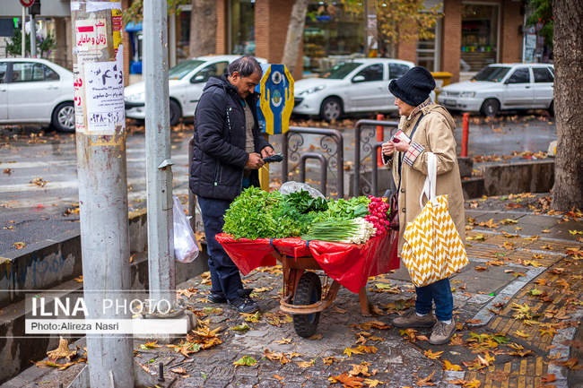 بارش اولین باران پاییزی در قزوین