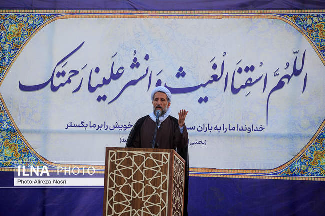 اقامه نماز باران در قزوین از دریچه دوربین ایلنا