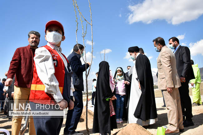 مراسم روز درختکاری با حضور ریاست جمهوری