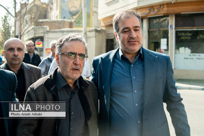 مراسم تشییع محمد تاجزاده 