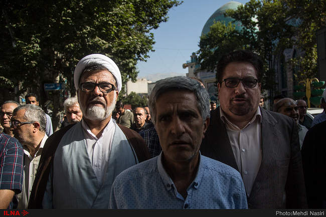 مراسم تشییع پیکر محمد بسته‌نگار