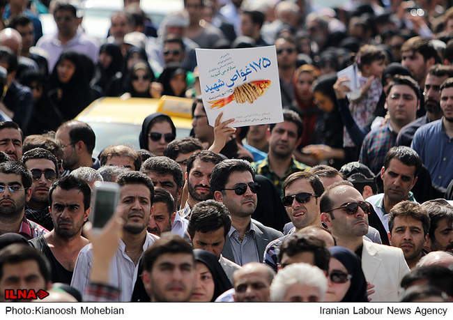 مراسم تشییع پیکر پاک شهدای غواص-1