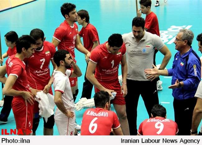 دیدار تیمهای والیبال ایران و ایتالیا