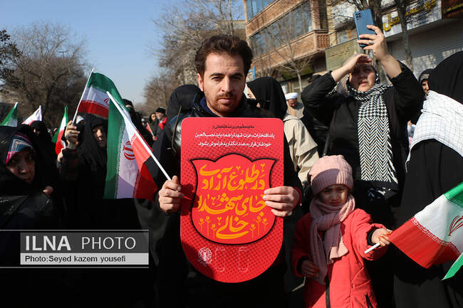 راهپیمایی یوم الله ۲۲ بهمن در تبریز