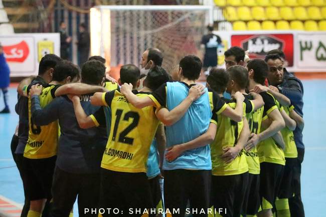 گزارش تصویری بازی کوثر اصفهان و حفاری اهواز در لیگ برتر فوتسال