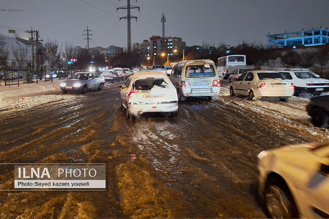 تبریز در محاصره برف