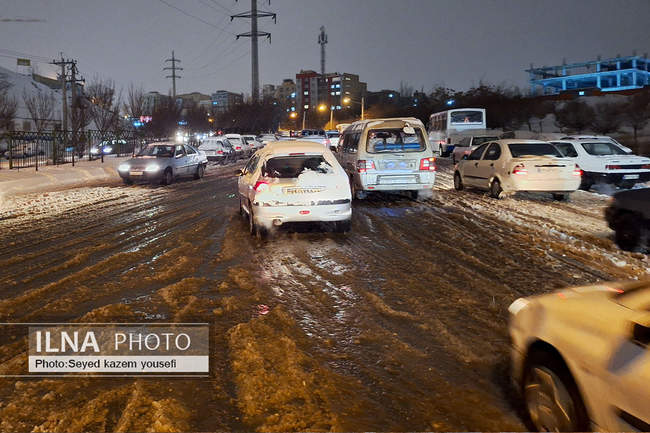 تبریز در محاصره برف