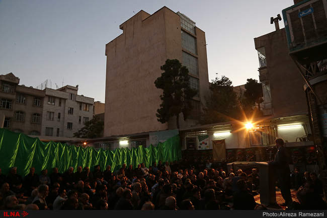 مراسم هشتمین شب عزاداری حضرت اباعبدالله الحسین(ع) در خانه کارگر 