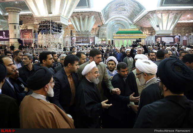 مراسم چهلمین روز درگذشت آیت‌الله اکبر هاشمی رفسنجانی