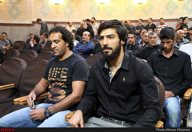 مراسم ترحیم هادی نوروزی کاپیتان تیم فوتبال پرسپولیس