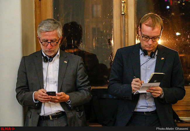 دیدار محمد جواد ظریف وزیر امور خارجه کشورمان با فرانک والتر اشتن مای�