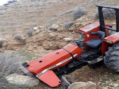 مرگ راننده تراکتور بر اثر حادثه کار 