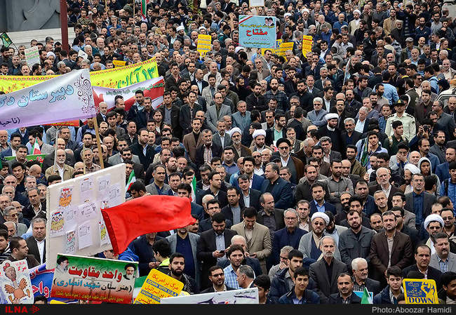 راهپیمایی ۱۳ آبان_ رشت