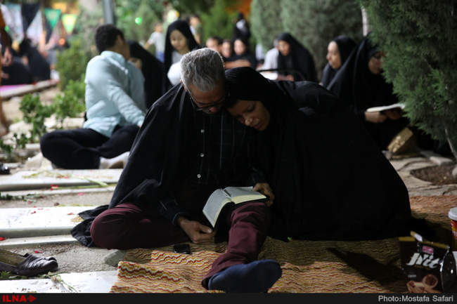 مراسم احیای شب بیست و سوم ماه مبارک رمضان در بهشت زهرا‎