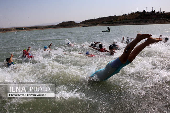مسابقات ترای اتلون قهرمانی کشور در تبریز