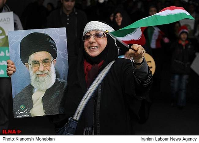 مراسم راهپیمایی یوم الله ۲۲ بهمن در تهران