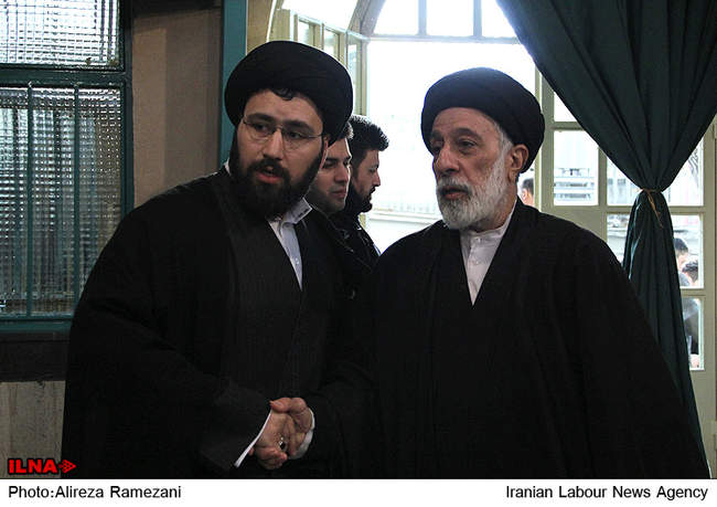 مراسم تشییع پیکر سیدصادق طباطبایی