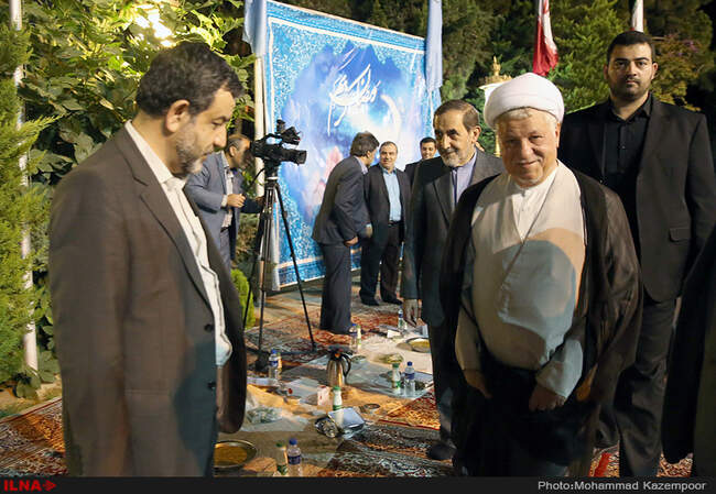 مراسم افطاری دوازدهمین روز ماه مبارک رمضان با حضور آیت الله هاشمی رفسنجانی