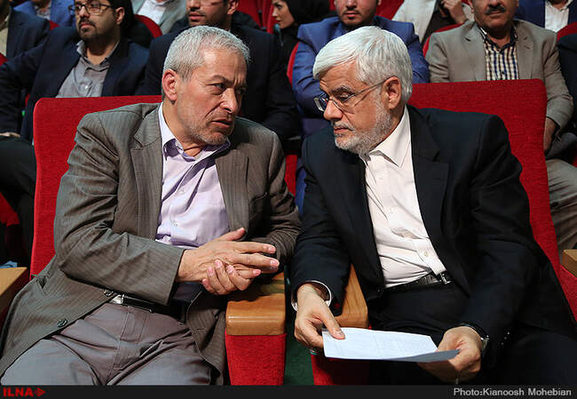 محمدرضا عارف و سیدمحمود میرلوحی