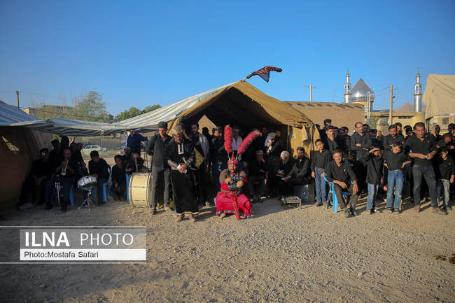 مجلس  تعزیه شهادت امام حسین در شهر کیان