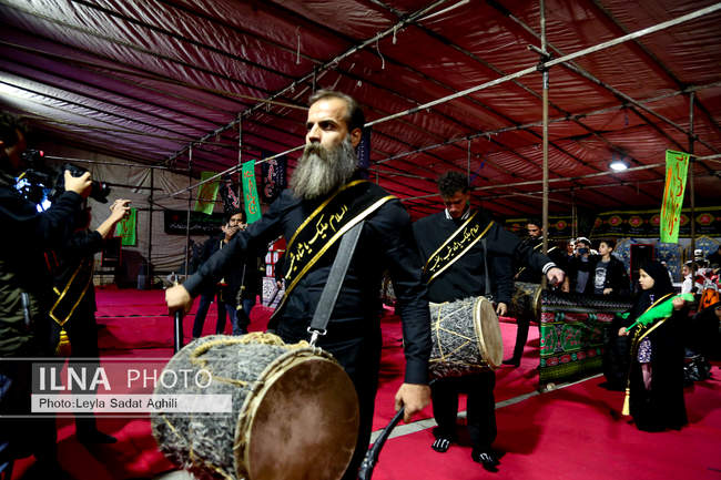 آیین وداع با پیکرهای مطهر ۱۰۰ شهید گمنام درتهران