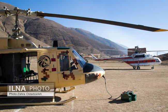عملیات مهار آتش‌سوزی مناطق کوهستانی روستاهای دلیر و الیت