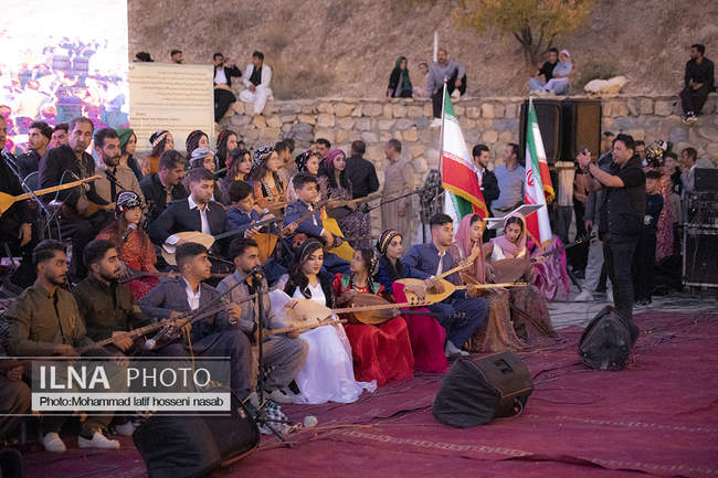 جشن مهرگان در غار کرفتو دیواندره 