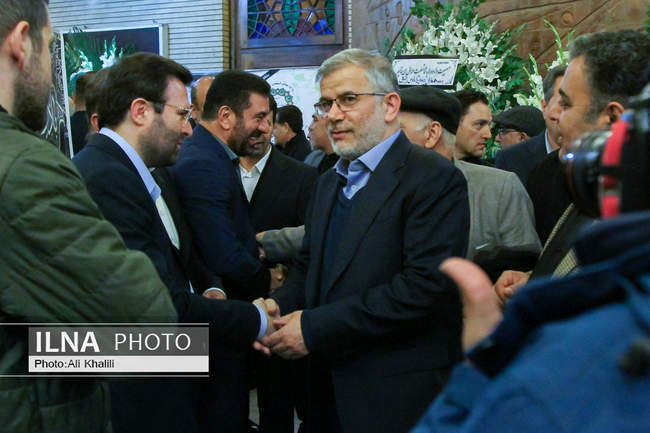 مراسم ترحیم مادر «رضا رحمانی» 