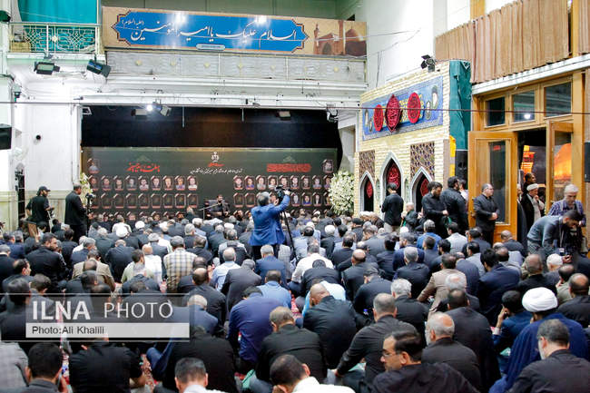 مراسم گرامیداشت شهدای حمله رژیم صهیونیستی به زندان اوین