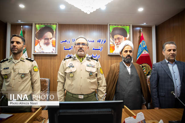 نشست خبری فرمانده قرارگاه عملیاتی لشکر 16 زرهی قزوین