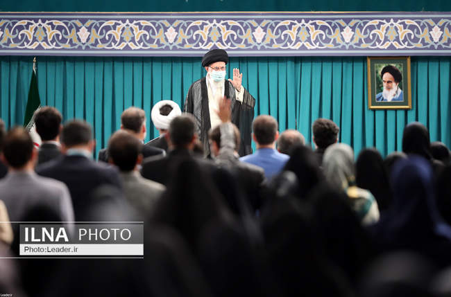 دیدار نخبگان و استعدادهای برتر تحصیلی با رهبر انقلاب