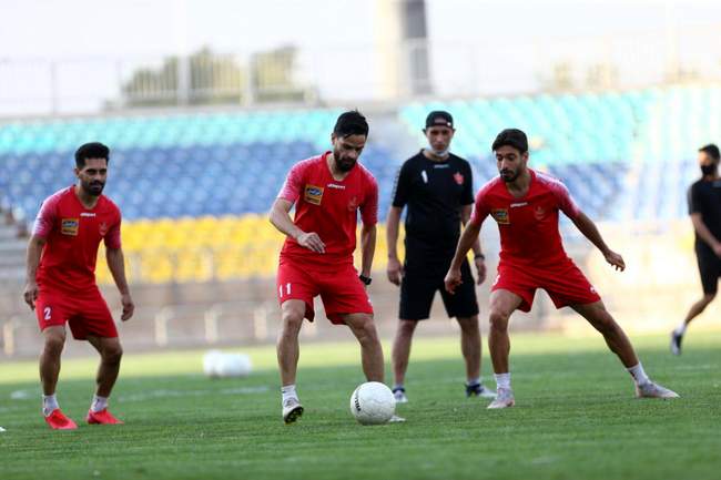 گزارش تصویری: پرسپولیسی ها آماده رویاروی به فولاد 