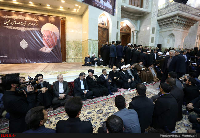 مراسم چهلمین روز درگذشت آیت‌الله اکبر هاشمی رفسنجانی