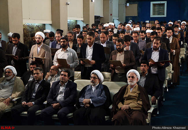 مراسم تحلیف و ادای سوگند کار آموزان قضایی