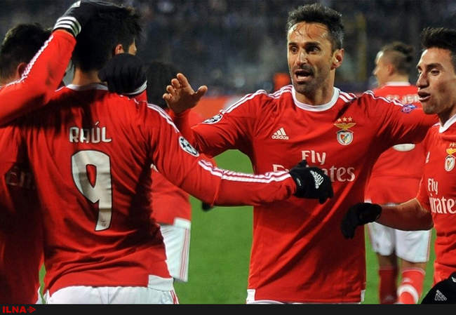 صعود بنفیکا به جمع هشت تیم برتر لیگ قهرمانان اروپا