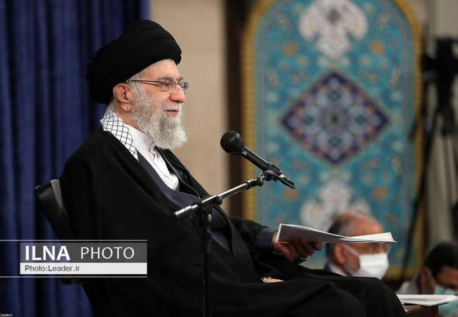 دیدار رهبر انقلاب با خانواده‌های شهدای حادثه تروریستی حرم مطهر شاهچ