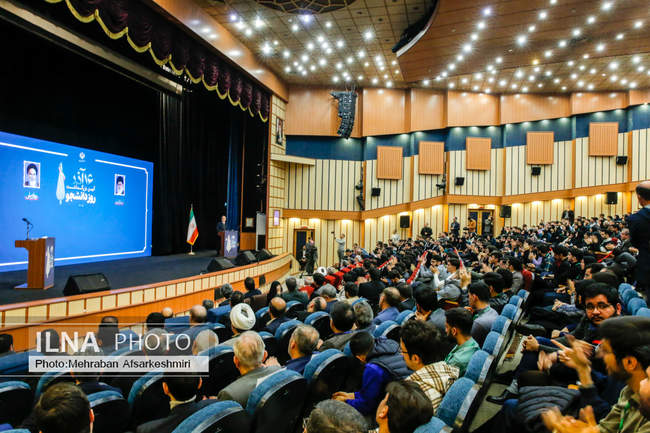 مراسم روز دانشجو با حضور رئیس جمهور