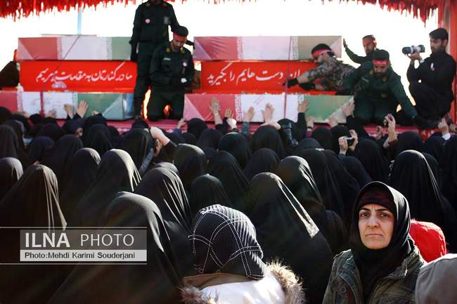 تشییع شهدای گمنام در اصفهان