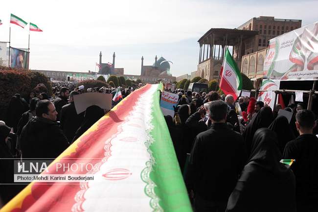 راهپیمایی 22 بهمن در اصفهان