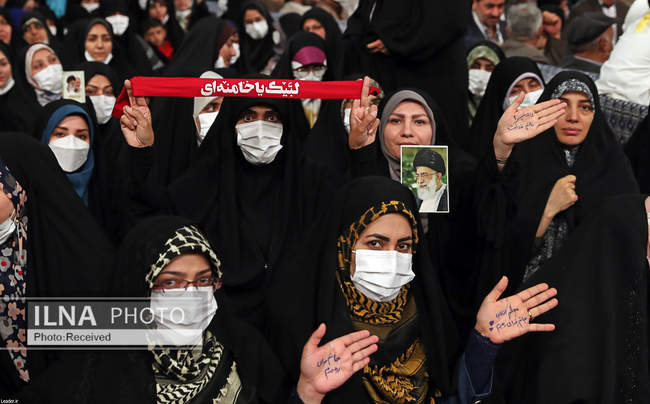 دیدار معلمان با مقام معظم رهبری