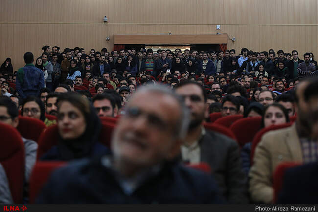  سخنرانی مسعود پزشکیان و صادق زیبا کلام به مناسبت ۱۶ آذر در دانشگاه پلی‌تکنیک