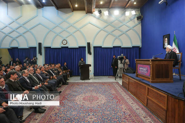 نشست خبری رییس جمهوری