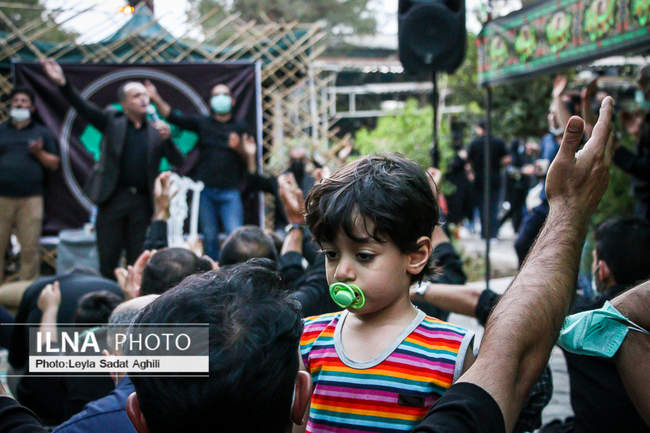 حال وهوای گلزار شهدا بهشت زهرا تهران در محرم 1400