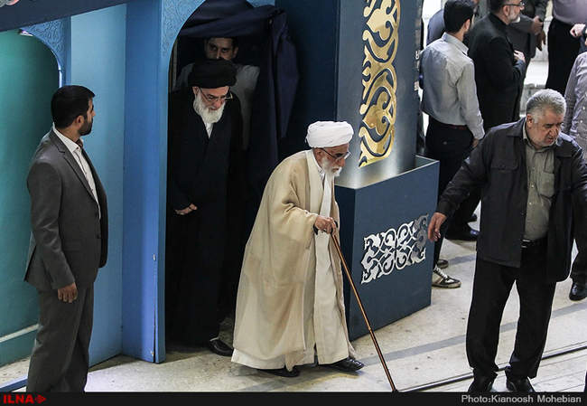 مراسم تشییع پیکر آیت الله خزعلی