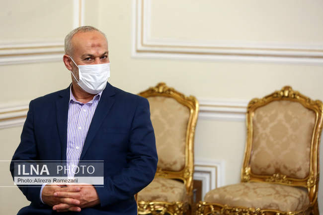 دیدار نوه نلسون ماندلا و دبیر کل جهاد اسلامی فلسطین با وزیر  امور خار