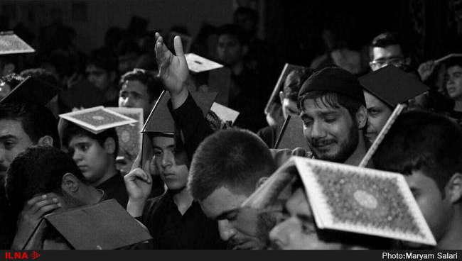 مراسم شب قدر - مشهد