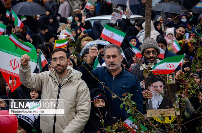 راهپیمایی 22 بهمن در استان گیلان ( رشت )