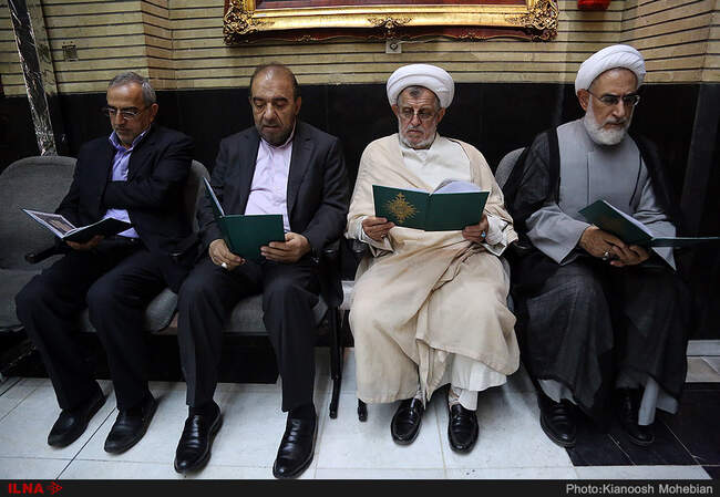 گزارش تصویری حضور شخصیت‌های سیاسی در مراسم ترحیم مادر حجت‌الاسلام محتشمی‌پور