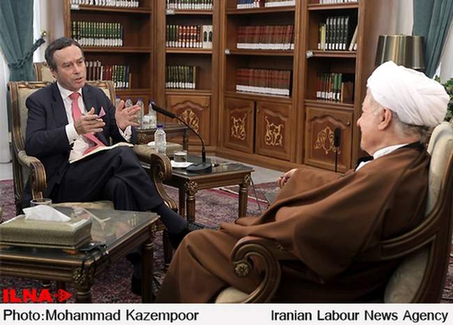 مصاحبه آیت الله هاشمی رفسنجانی با فاینشنال تایمز